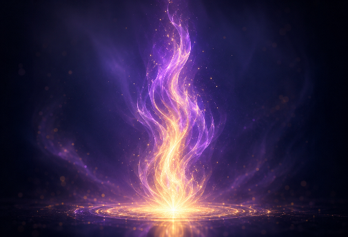 La Flamme Violette et Or