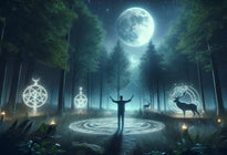 Wicca - Les pouvoirs de connexion au Dieu et à la Déesse - Un Lieu de Lumière - cours à distance en ligne de soins énergétiques