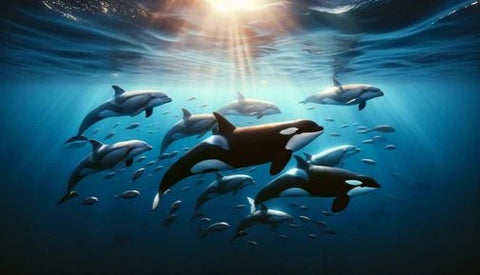 La Trilogie des Dauphins et des Orques - Un Lieu de Lumière - cours à distance en ligne de soins énergétiques