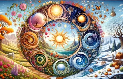 Le Calendrier des Énergies - Un Lieu de Lumière - cours à distance en ligne de soins énergétiques