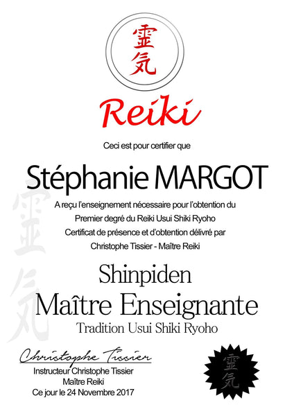 Offre spéciale Reiki Usui Niveaux I & II et Maîtrise - Un Lieu de Lumière - cours à distance en ligne de soins énergétiques